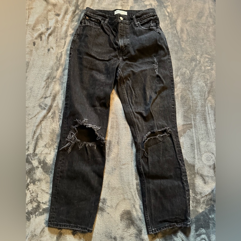 Abercrombie & Fitch 90s Straight High Rise Jeans